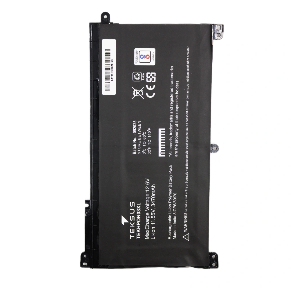 Teksus Laptop Battery Compatible For HP Pavilion X360 13-U104TU | BI03XL view 3